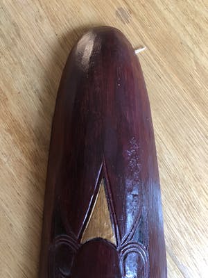 Niet of onleesbaar gesigneerd - Zeer groot (1 meter lang!) en expressief Afrikaans masker kopen? Bied vanaf 1!