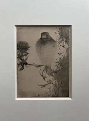Jan Mankes - Originele Heliogravure Puttertje op Tak 1923 kopen? Bied vanaf 165!