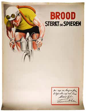 Affiche, Brood sterkt de spieren verkocht voor € 1!