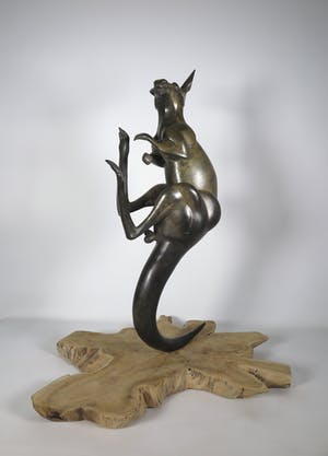 Martin Hogeweg - Brons, Kangoeroe kopen? Bied vanaf 1250!