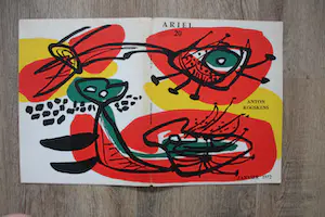 Anton Rooskens - Galerie Ariel 1972 (met litho), uitnodiging galerie Krikhaar (1973) kopen? Bied vanaf 125!