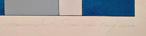 Marinus Fuit - Grote, in 2000 in kleine oplage (50) gemaakte kleuren zeefdruk "tram op brug" kopen? Bied vanaf 65!