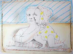 Co Westerik - Grote zeefdruk - 1991 verkocht voor € 249!