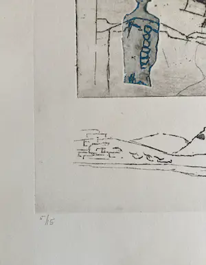 Jan Montyn - “Les Montagnettes” kleuren ets kopen? Bied vanaf 95!