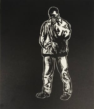 Stijn Peeters - LAATSTE KANS!!! Linosnede - 2006 - 'Nederlander' - 15/20 kopen? Bied vanaf 1!