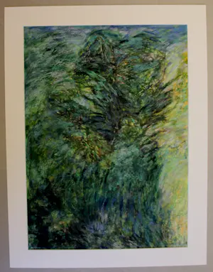 Willem Stoop - Olieverf op papier: Boslandschap - 2001 kopen? Bied vanaf 125!