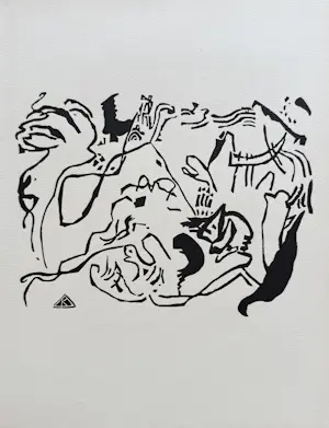 Wassily Kandinsky - The Laste Judgement - Das Jüngste Gericht Original-Holzschnitt 1911 Roethel 146 kopen? Bied vanaf 75!