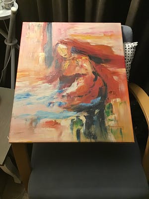 Niet of onleesbaar gesigneerd - Vrouw aan tafel. kopen? Bied vanaf 1!