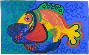 Frank Rosen - Zeefdruk, Zonnevis - Ingelijst (Groot formaat) kopen? Bied vanaf 1!