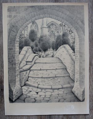 Jan Strube - Litho: "Brugge" kopen? Bied vanaf 60!