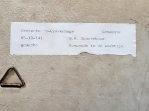 AcheterHenk Sparreboom - Roepende in de woestijn en 2 figuren in rond.? Enchérissez de 39!