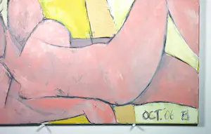 Philip Vencken - Acryl op doek en collage, Zonder titel kopen? Bied vanaf 100!