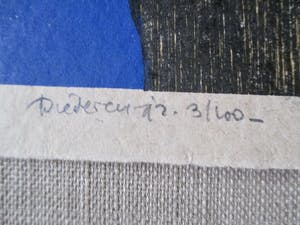 Jef Diederen - Houtsnede kopen? Bied vanaf 50!