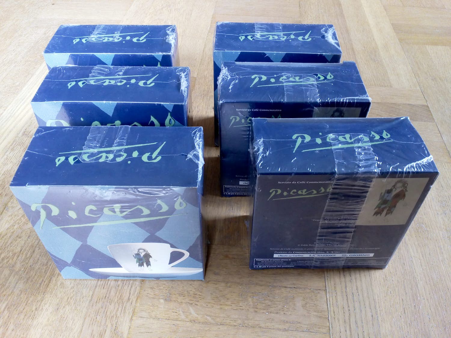 Pablo Picasso - Zes Espresso kopjes Picasso (porselein) in originele verpakking kopen? Bied vanaf 20!