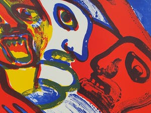 Bengt Lindstrom - Litho: 'Le grande fete' kopen? Bied vanaf 250!