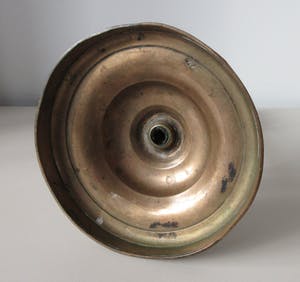 Curiosa - Antieke 19e eeuwse messing kandelaar kopen? Bied vanaf 1!