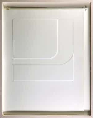 Harry van Kuyk - Reliëfdruk, J (uit het Groot Abecedarium) - Ingelijst verkocht voor € 1!