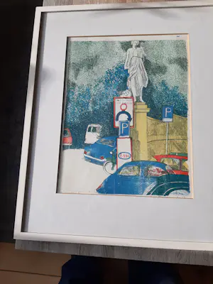 Joost Minnigh - Litho, titel, Villa Borghese kopen? Bied vanaf 40!