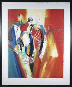 Peter Meijer - Zeefdruk, Pascalle - Ingelijst (Groot) verkocht voor € 60!