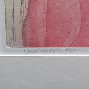 Marijke Raaijmakers - Kleurets - 'Juli 1984' - oplage 2/25 kopen? Bied vanaf 45!