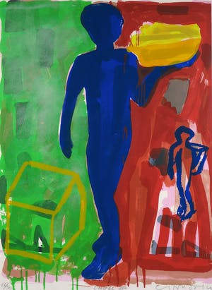 Cees Dolk - Zeefdruk, Engel 380 - Ingelijst kopen? Bied vanaf 20!