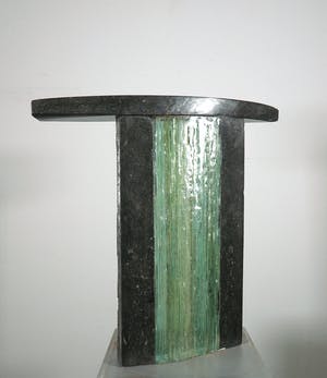 Niet of onleesbaar gesigneerd - Object van hardsteen en glas kopen? Bied vanaf 1!