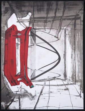 Eva Durlacher - Litho, Het podium is weer open kopen? Bied vanaf 1!