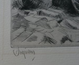 Waalko Jans Dingemans (sr.) - ets: steenhouwer kopen? Bied vanaf 45!