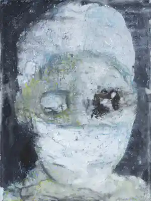 Irene van den Bos - acrylverf op canvas verkocht voor € 45!