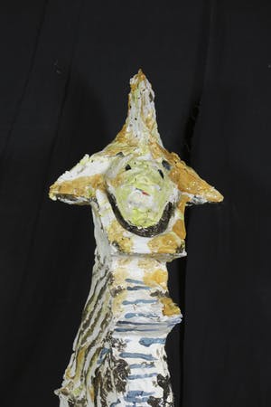 Joyce Bloem - Beschilderd keramiek, Zonnebloemfiguur kopen? Bied vanaf 50!