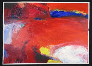 Franscz Witte - Acryl op papier, Zonder titel kopen? Bied vanaf 1!