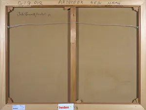 Joop Vreugdenhil - Olieverf op doek, Abstracte compositie - Ingelijst (Groot) kopen? Bied vanaf 250!