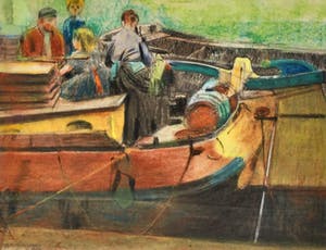 Martin Monnickendam - C3370-2 - Familie op de boot kopen? Bied vanaf 650!