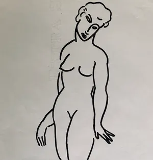 Bruneau - Naakt portret kopen? Bied vanaf 90!