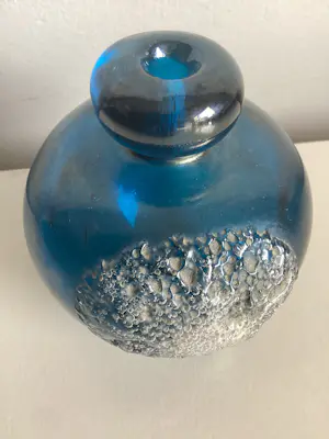 Mdina kunstglas - Blauw vaasje kopen? Bied vanaf 40!