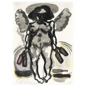 Marlene Dumas - ‘The saints of drunken men and women’ ingelijst kopen? Bied vanaf 225!
