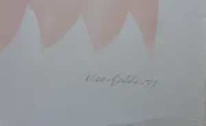 Klaas Gubbels - TAFEL MET VOORWERP / KLEURZEEFDRUK / 75x56cm / SIG / 1977 kopen? Bied vanaf 160!