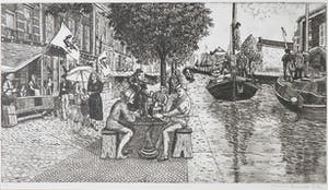 Francisco Perez Anguita - Ets, Recreatie aan de Dunne Bierkade kopen? Bied vanaf 1!