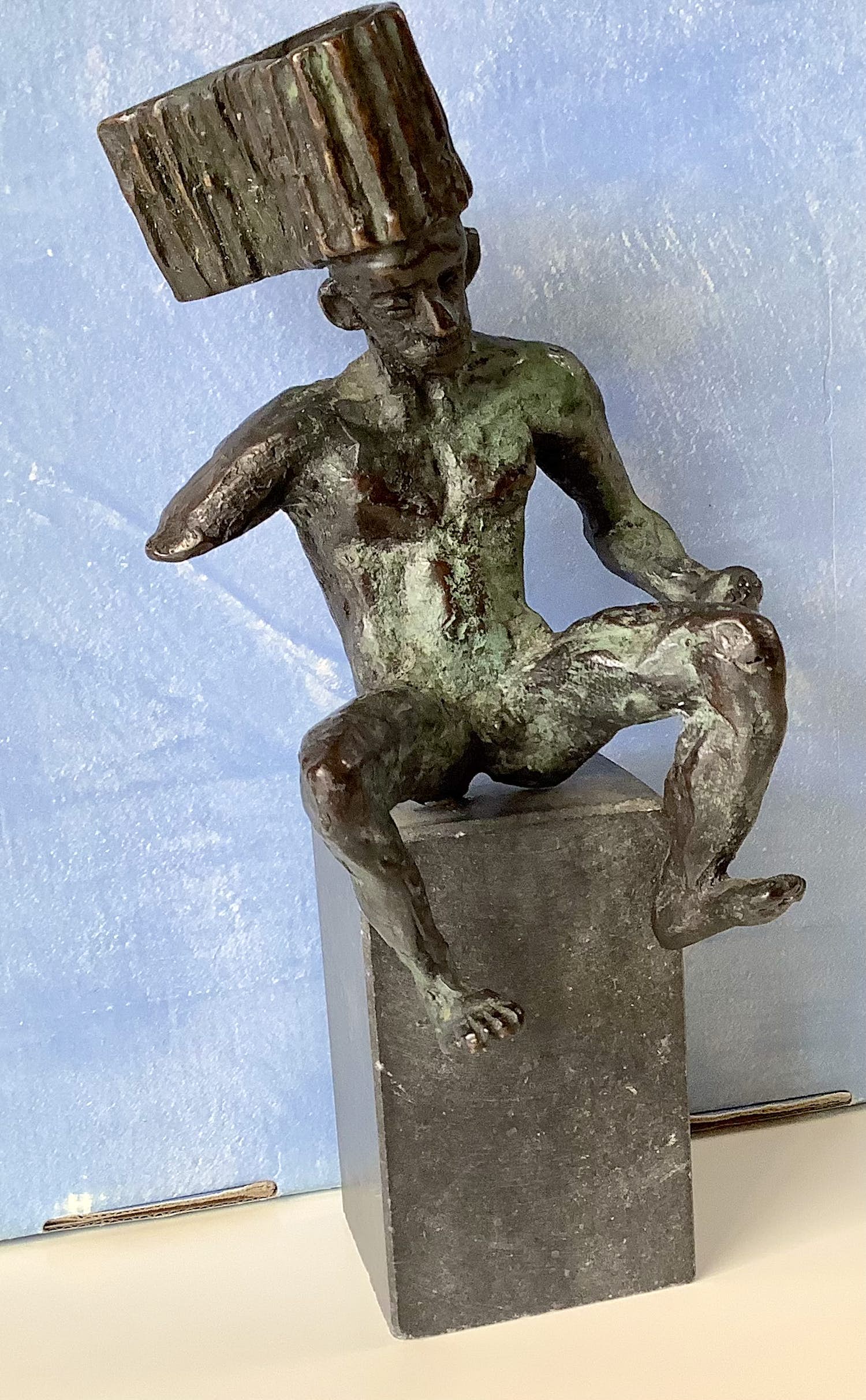 Brons (Onbekend) - Mens-Engel verkocht voor € 135!