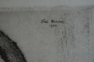 Dirk Baksteen - Ets - Zonnebloem kopen? Bied vanaf 100!