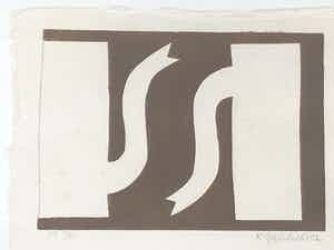 Klaas Gubbels - Gespiegelde kan met lijst verkocht voor € 375!