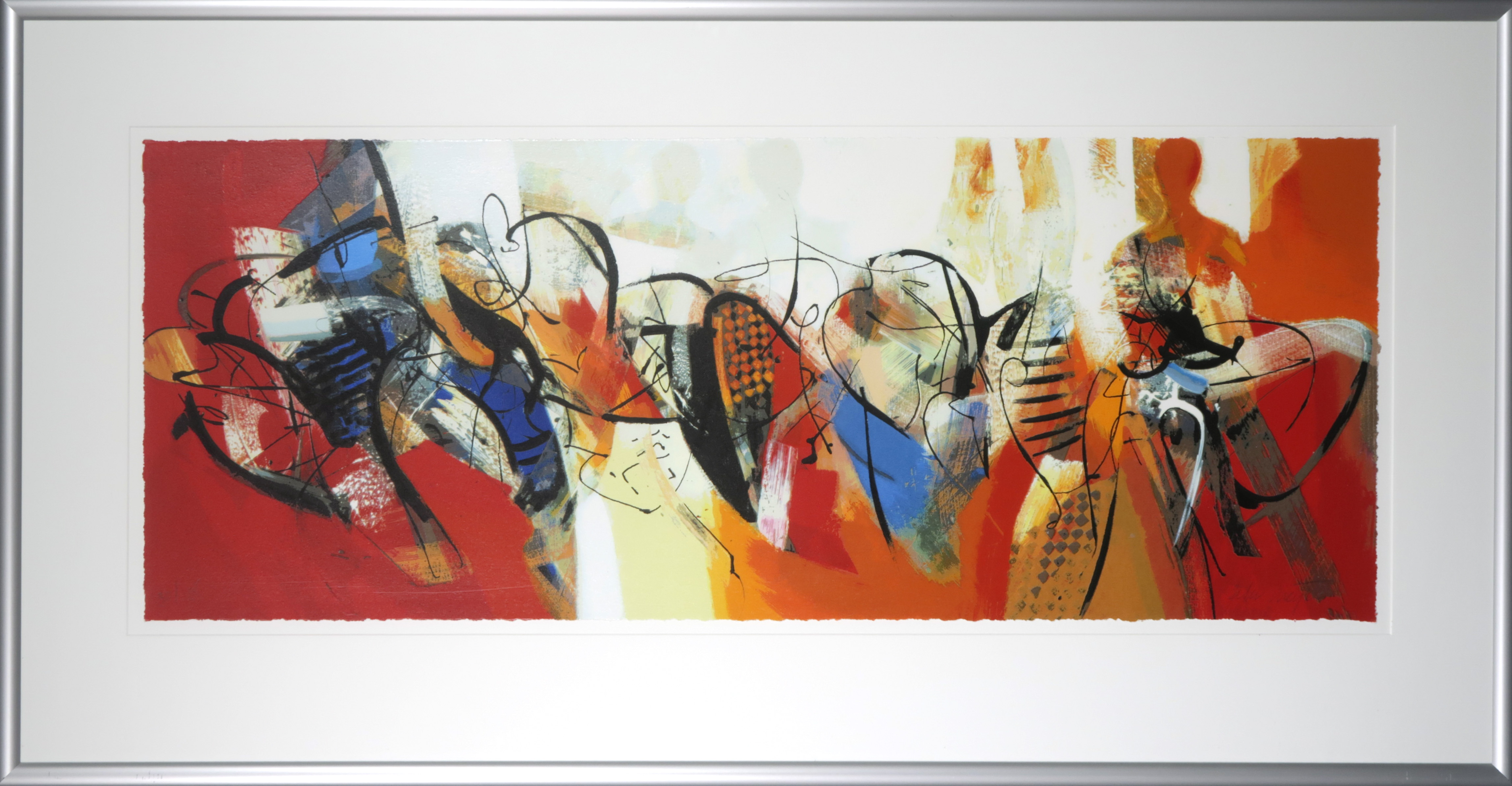 Peter Meijer - Zeefdruk, Bergen aan zee - Ingelijst (Groot) kopen? Bied vanaf 80!