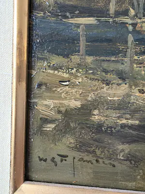 Willem G.F. Jansen - Stevensweert pondje bij hoge oever kopen? Bied vanaf 1000!