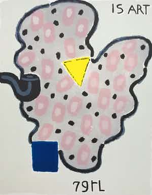 Reinier Lucassen - IS ART - gesigneerde zeefdruk verkocht voor € 125!