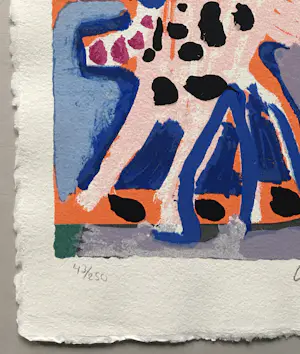 Corneille - kleurrijke zeefdruk - 1991 kopen? Bied vanaf 150!