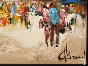 Henry Brand - Olieverf op doek, Stadsgezicht II - Ingelijst kopen? Bied vanaf 50!