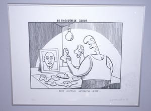 Kamagurka - ...elke ochtend hetzelfde liedje...zeefdruk uit 1990 kopen? Bied vanaf 125!