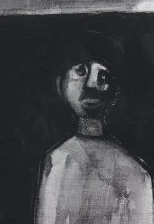 Dick Elffers - Olieverf op doek, Compositie met figuren (Groot) kopen? Bied vanaf 1!