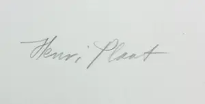 Henri Plaat - Aquarel, Kleurenproef kopen? Bied vanaf 1!