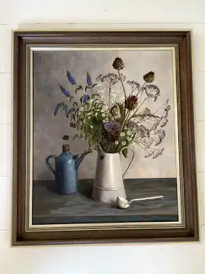 Annelies Jonkhart - Bloemen in waterkan verkauft für € 475!